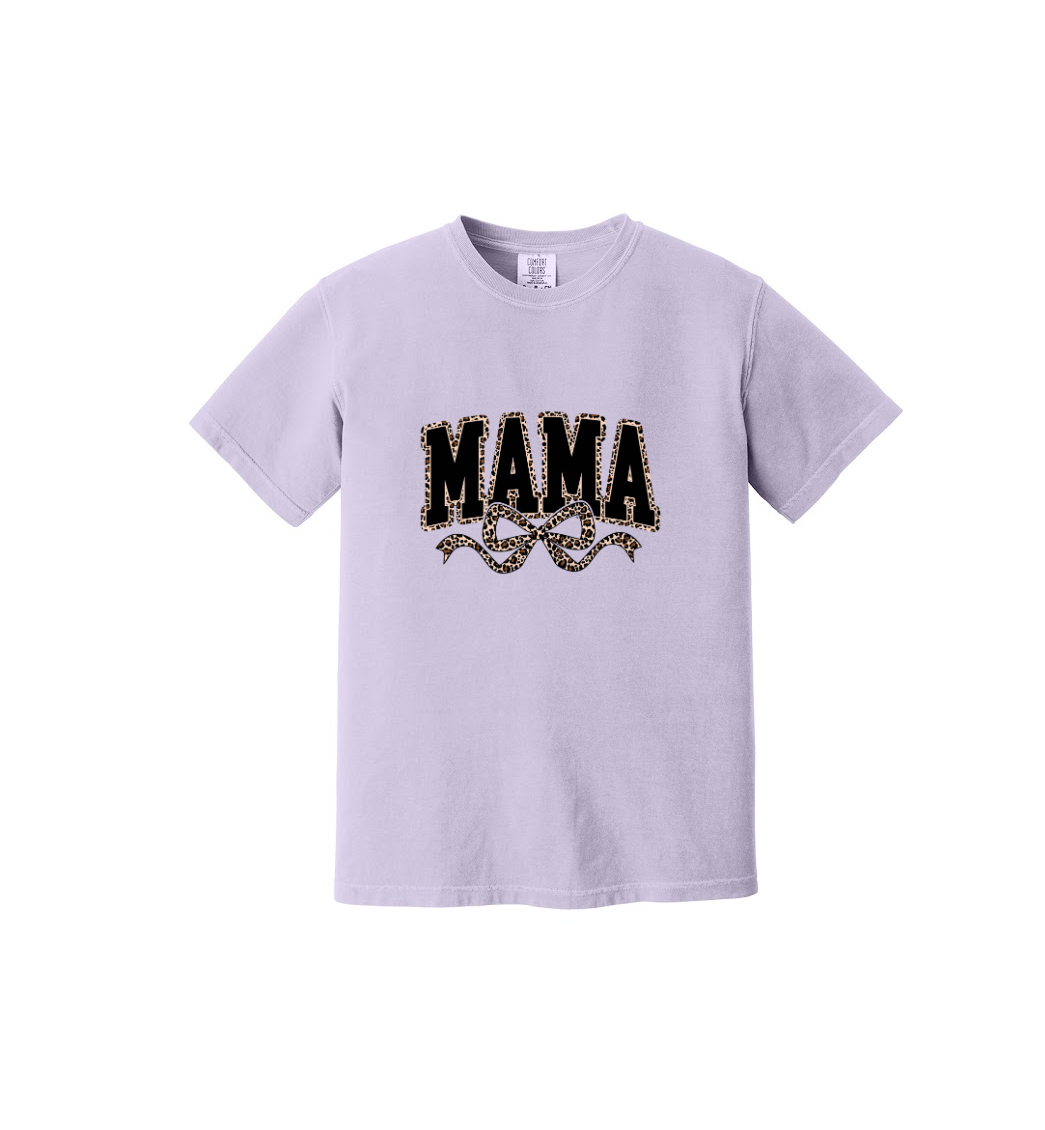MAMA LEOPARD- Comfort Colors® Heavyweight Ring Spun Tee 1717