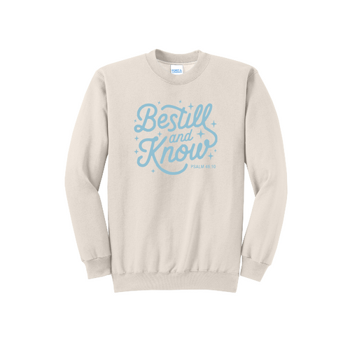 BE STILL - Port & Co™ Core Fleece Pullover Crew Neck Sweatshirt (Copy) (Copy)