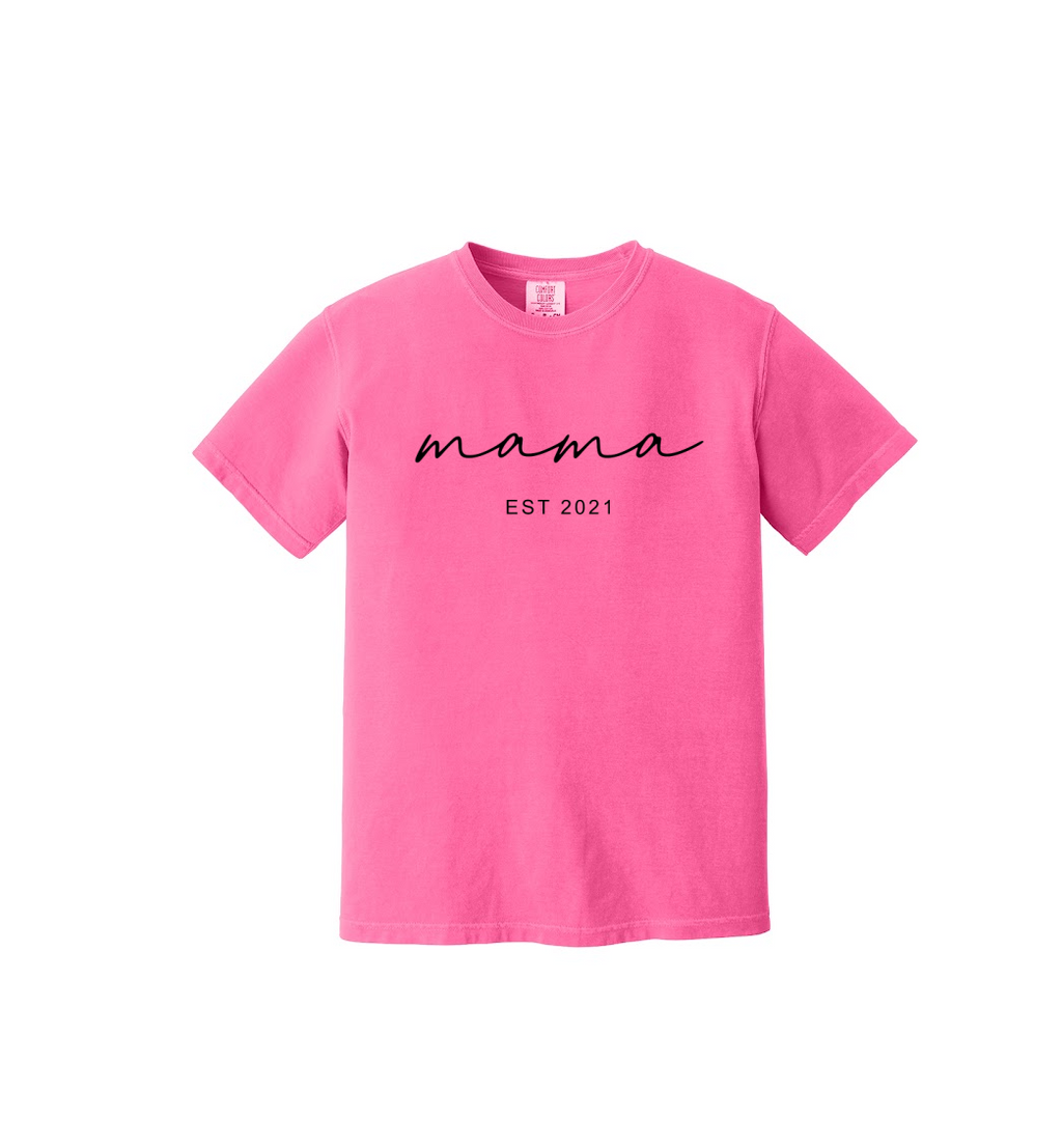 MAMA ESTABLISHED - Comfort Colors® Heavyweight Ring Spun Tee 1717 (Copy)