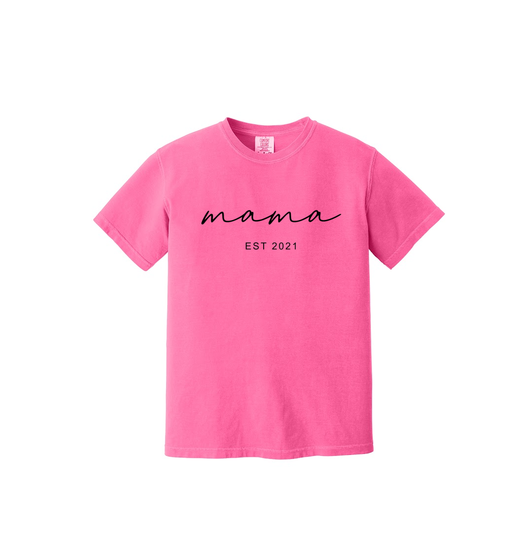 MAMA ESTABLISHED - Comfort Colors® Heavyweight Ring Spun Tee 1717 (Copy)