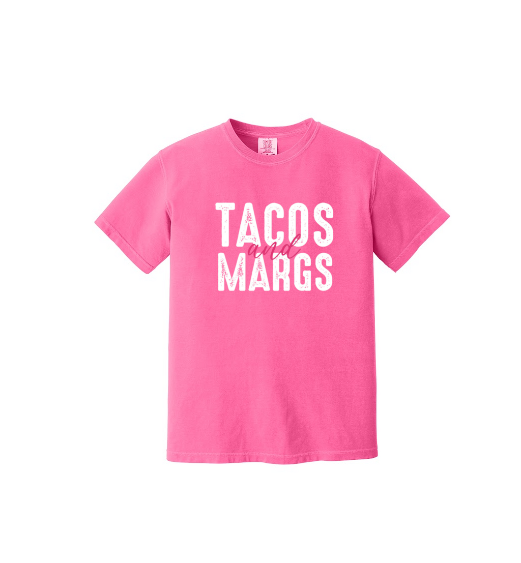 TACOS AND MARGS - Comfort Colors® Heavyweight Ring Spun Tee 1717