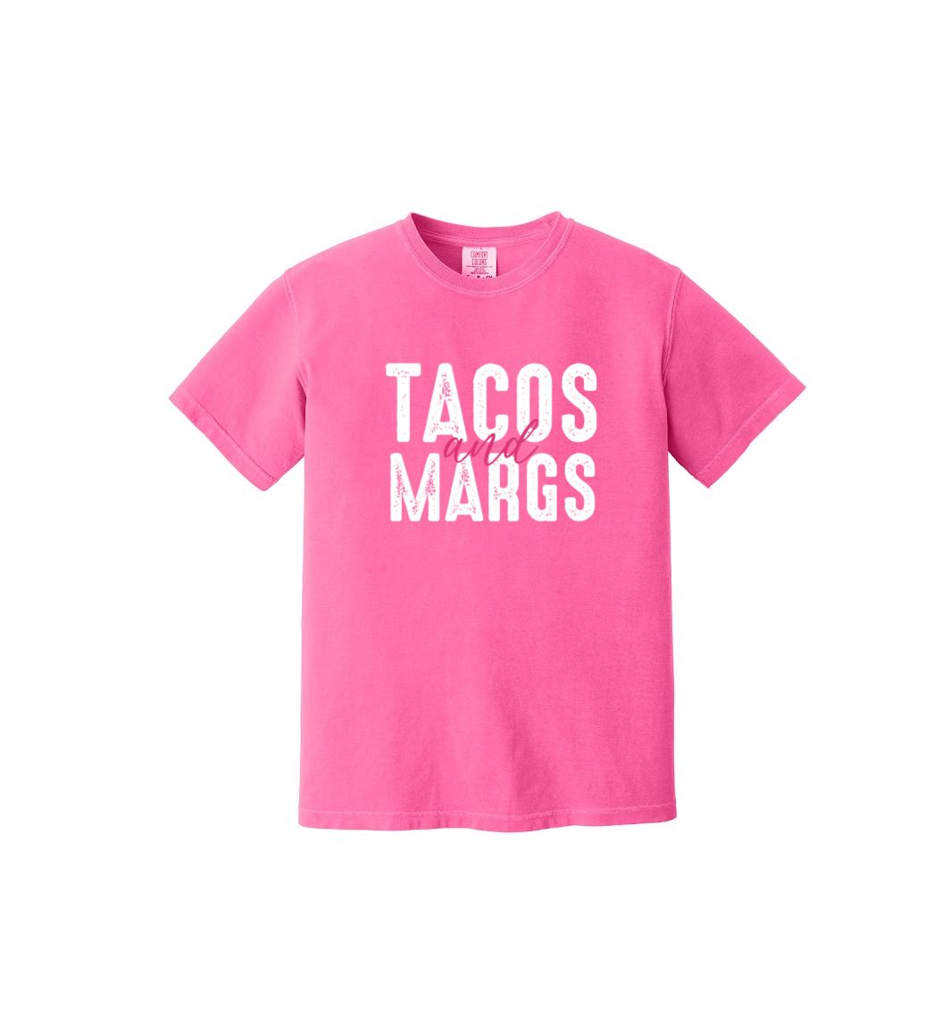 TACOS AND MARGS - Comfort Colors® Heavyweight Ring Spun Tee 1717