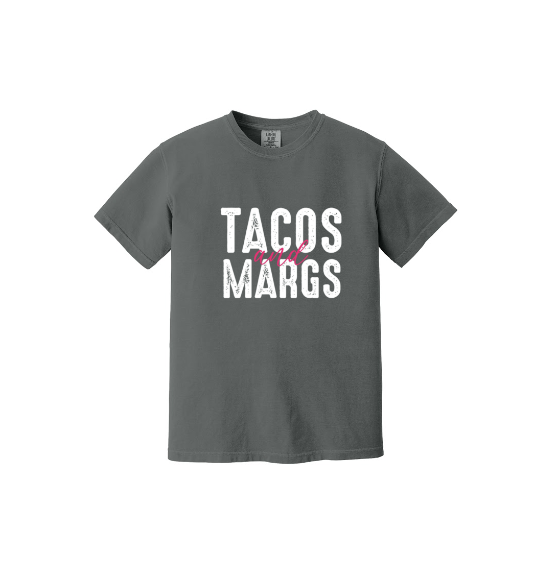 TACOS AND MARGS - Comfort Colors® Heavyweight Ring Spun Tee 1717