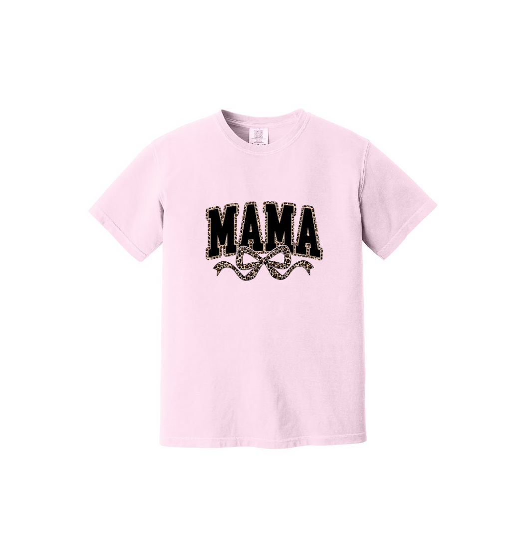 MAMA LEOPARD- Comfort Colors® Heavyweight Ring Spun Tee 1717