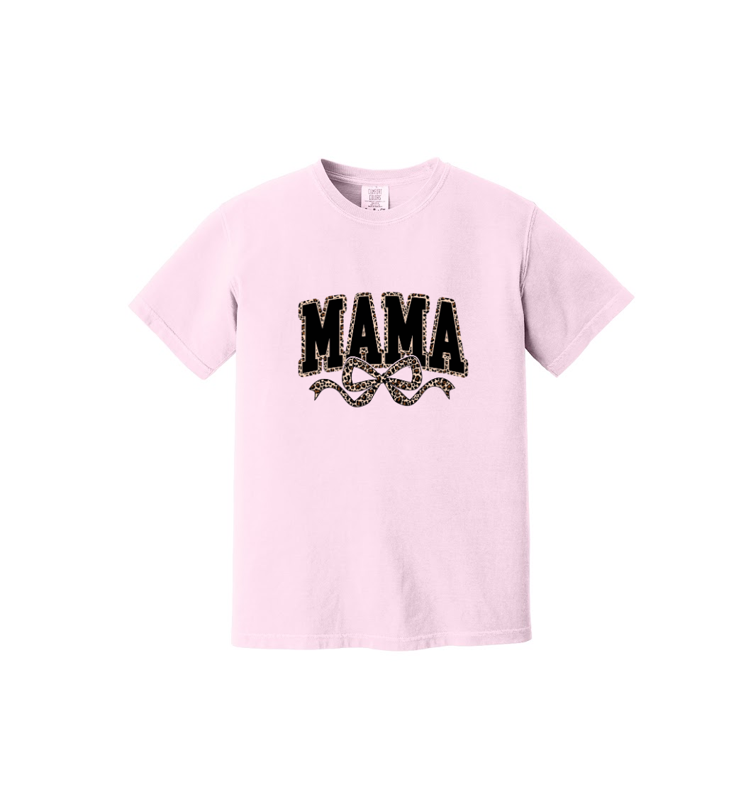 MAMA LEOPARD- Comfort Colors® Heavyweight Ring Spun Tee 1717
