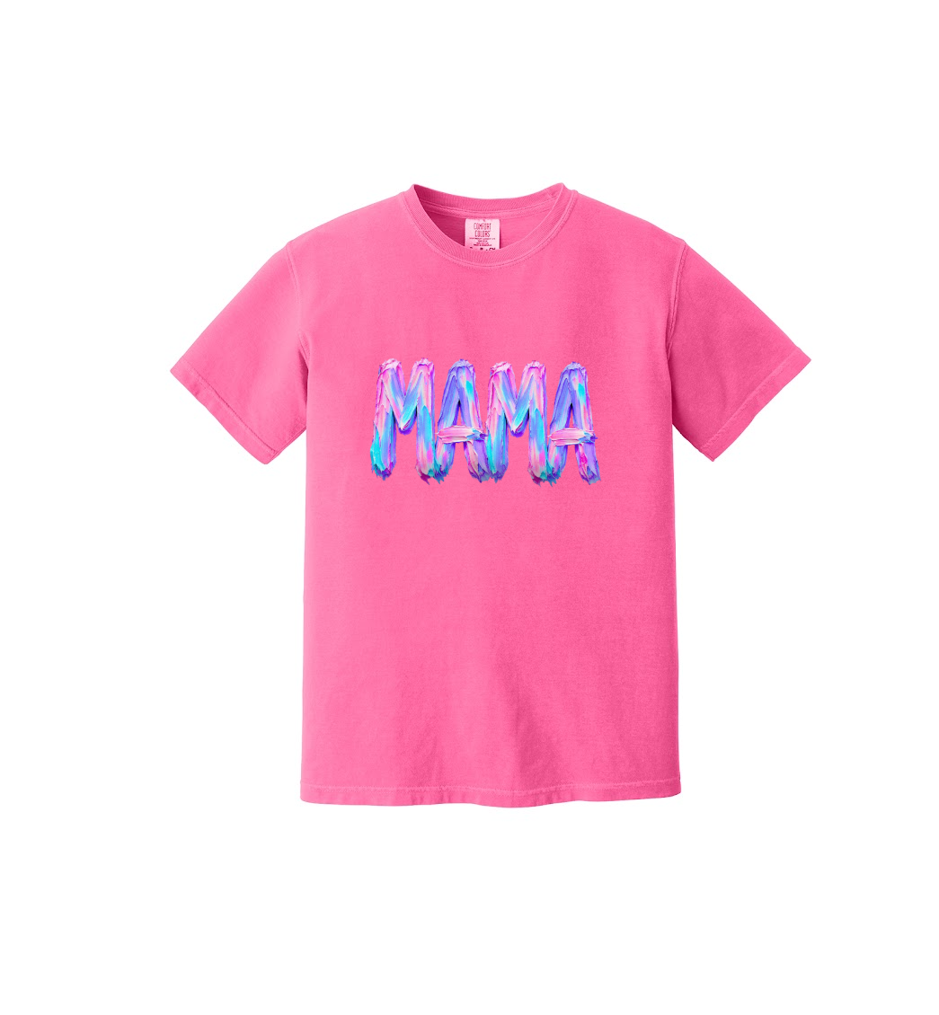 MAMA NEON- Comfort Colors® Heavyweight Ring Spun Tee 1717