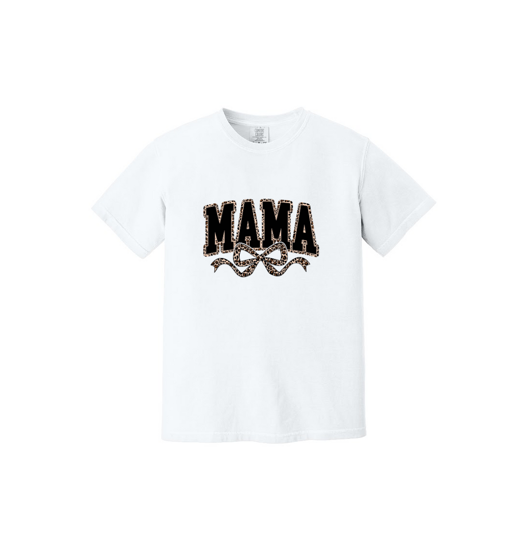 MAMA LEOPARD- Comfort Colors® Heavyweight Ring Spun Tee 1717