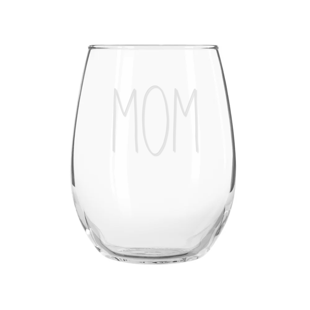 Mother's Day Wine Glasses- mom