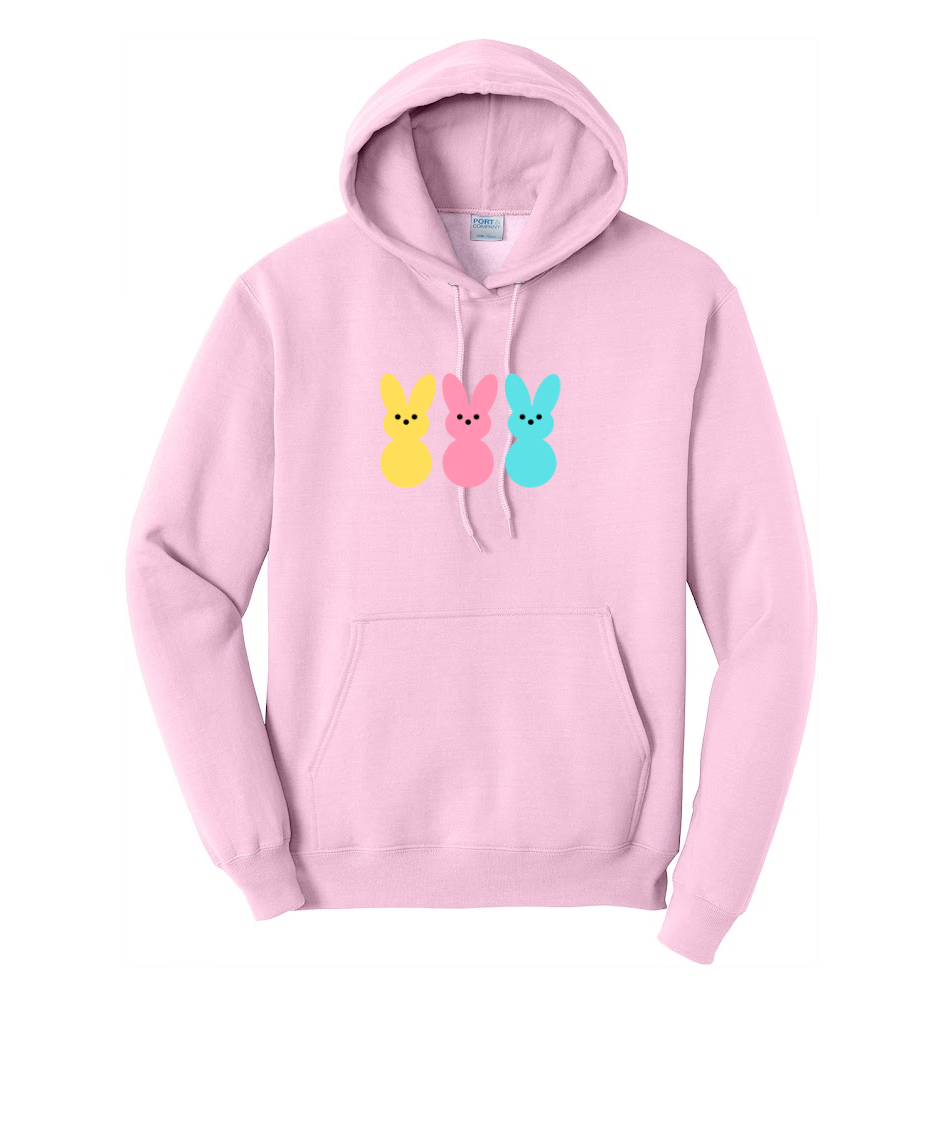 PEEPS- Port & Co™ Core Fleece Pullover HOODED Sweatshirt
