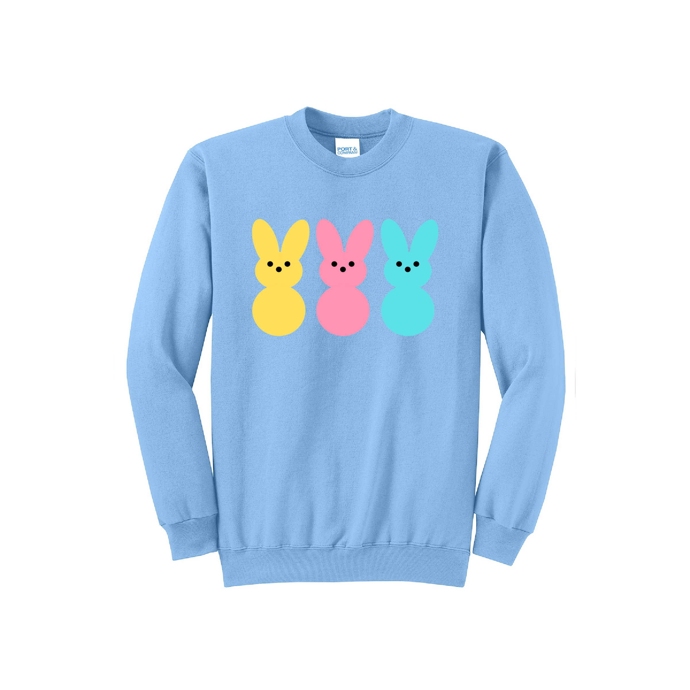 EASTER PEEPS - Port & Co™ Core Fleece Pullover Crew Neck Sweatshirt (Copy)