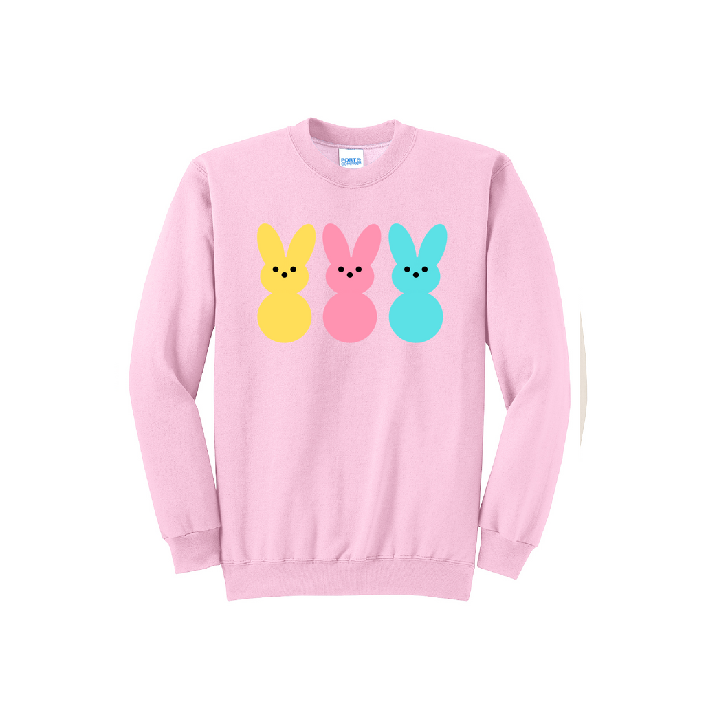EASTER PEEPS - Port & Co™ Core Fleece Pullover Crew Neck Sweatshirt (Copy)