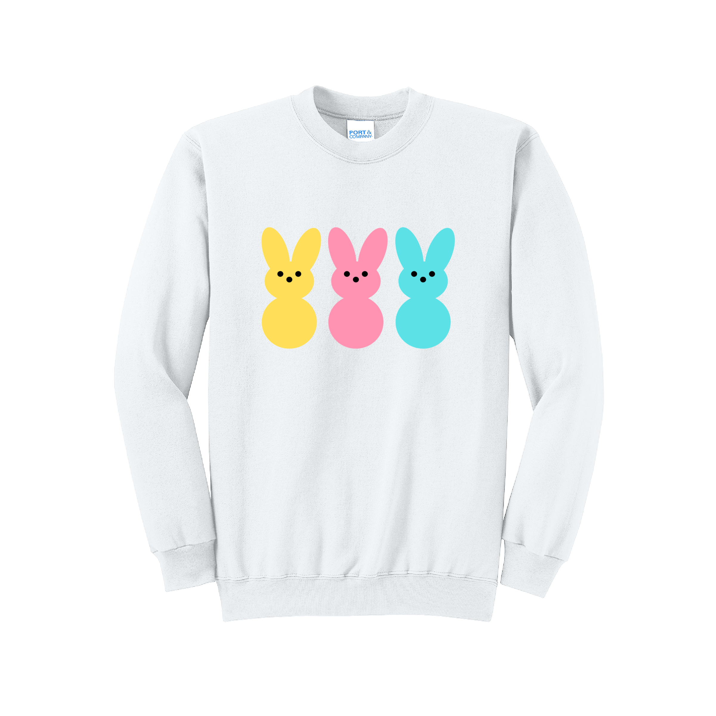 EASTER PEEPS - Port & Co™ Core Fleece Pullover Crew Neck Sweatshirt (Copy)