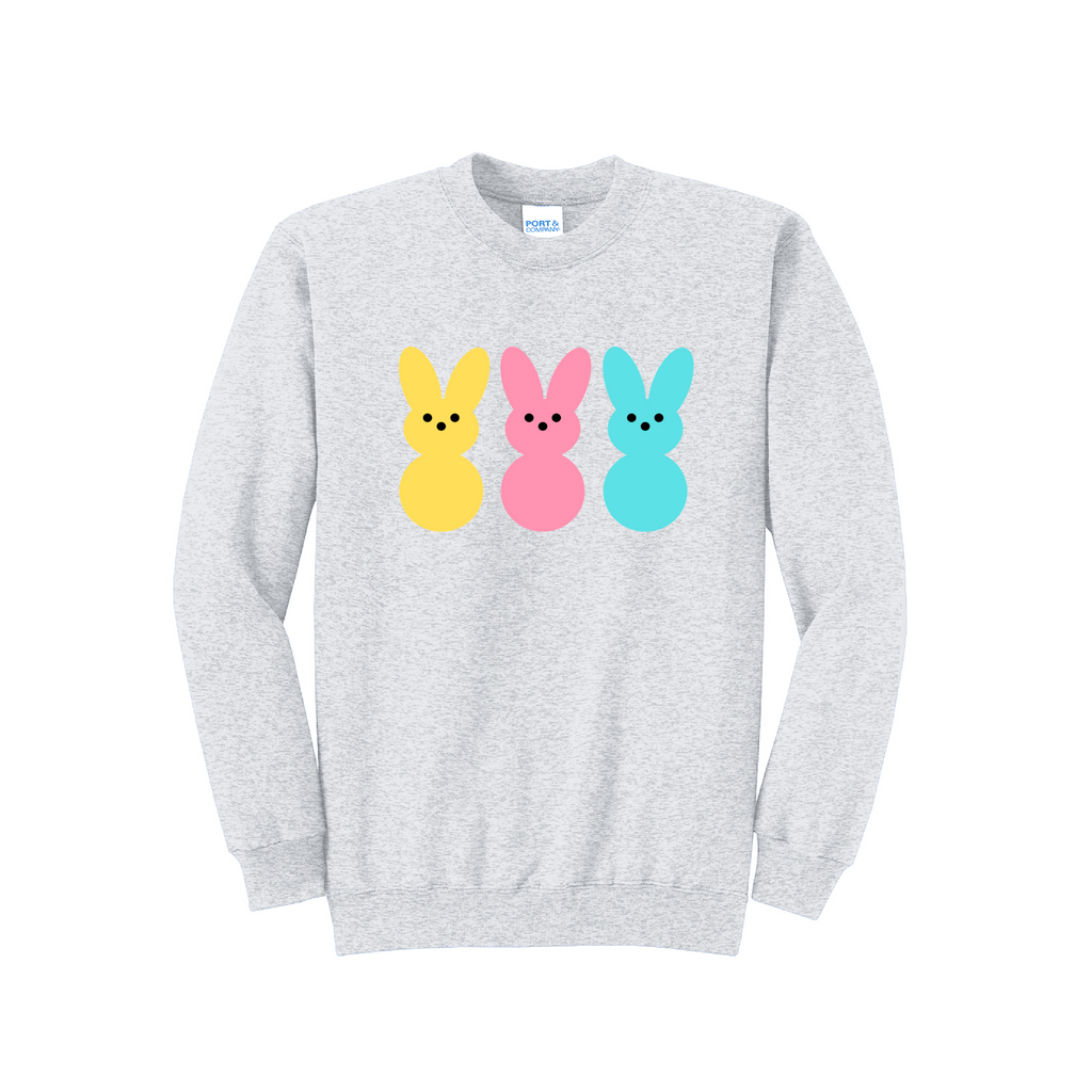EASTER PEEPS - Port & Co™ Core Fleece Pullover Crew Neck Sweatshirt (Copy)