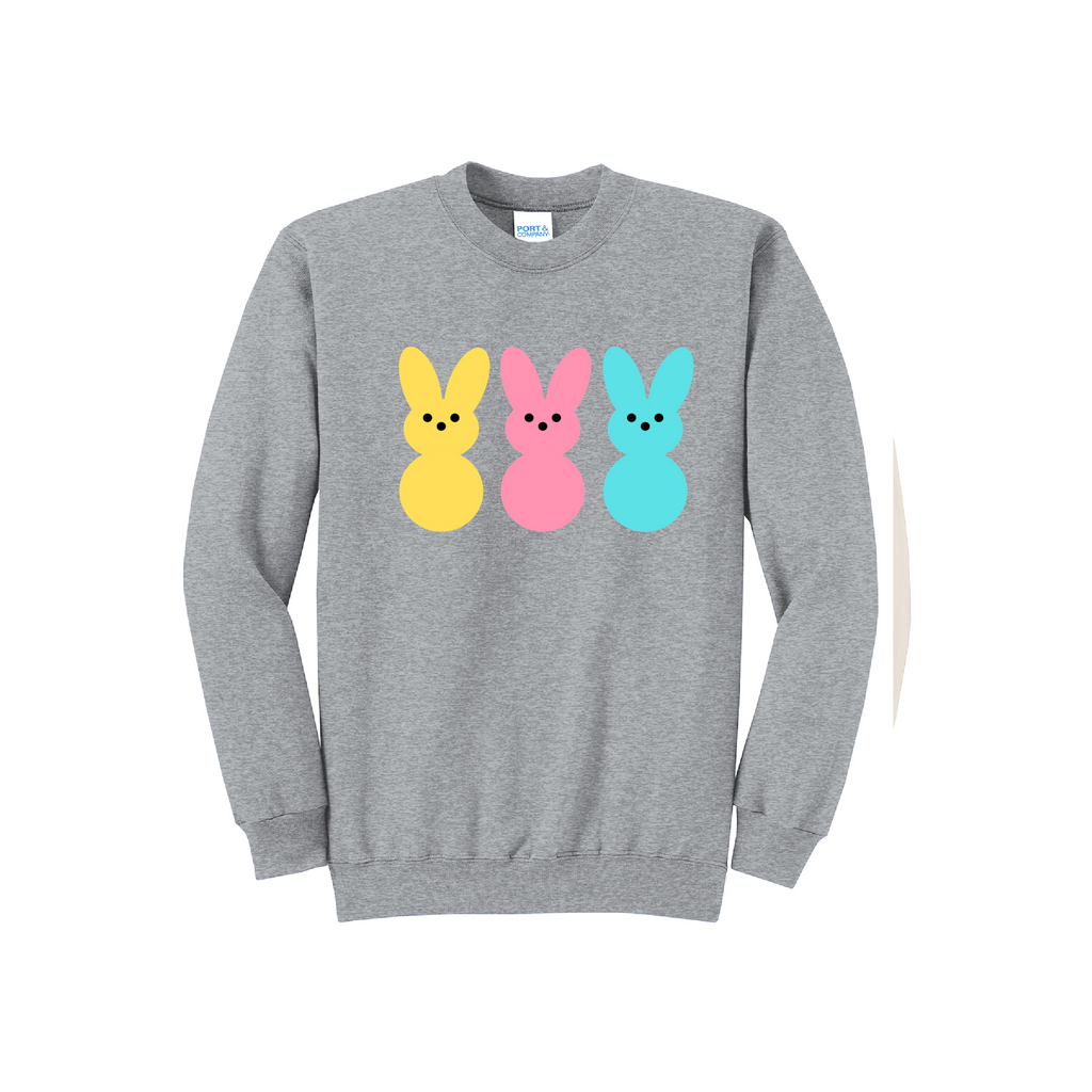 EASTER PEEPS - Port & Co™ Core Fleece Pullover Crew Neck Sweatshirt (Copy)