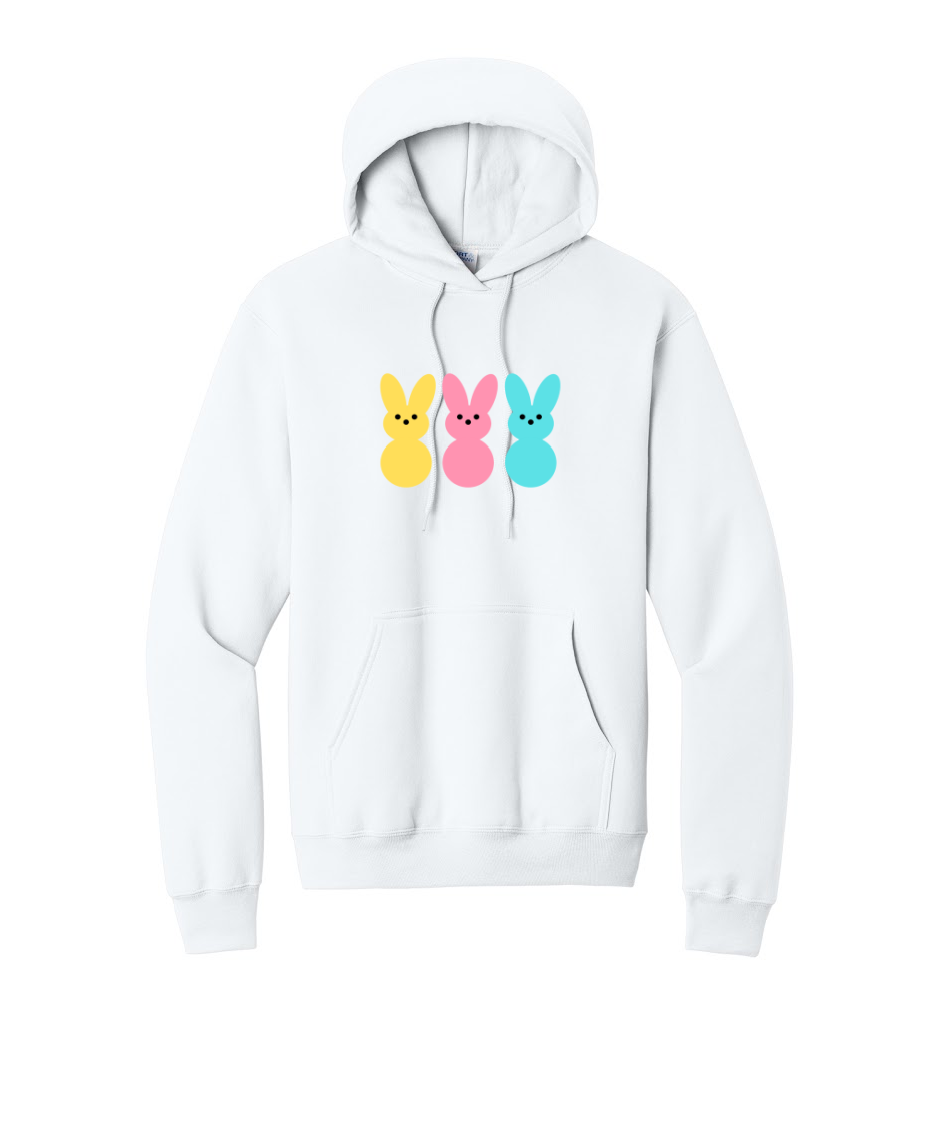 PEEPS- Port & Co™ Core Fleece Pullover HOODED Sweatshirt