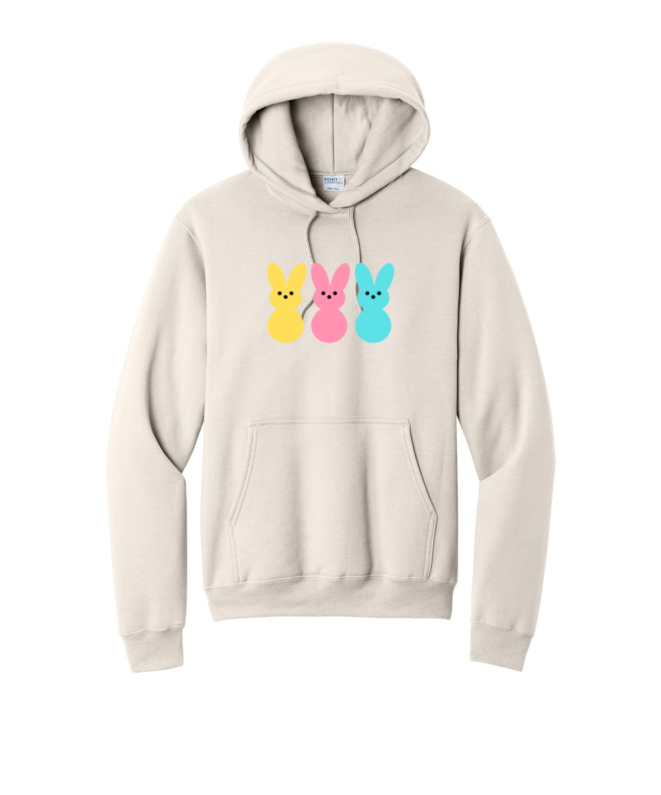PEEPS- Port & Co™ Core Fleece Pullover HOODED Sweatshirt