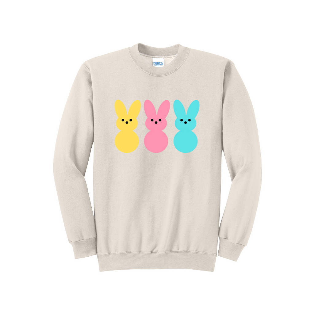 EASTER PEEPS - Port & Co™ Core Fleece Pullover Crew Neck Sweatshirt (Copy)