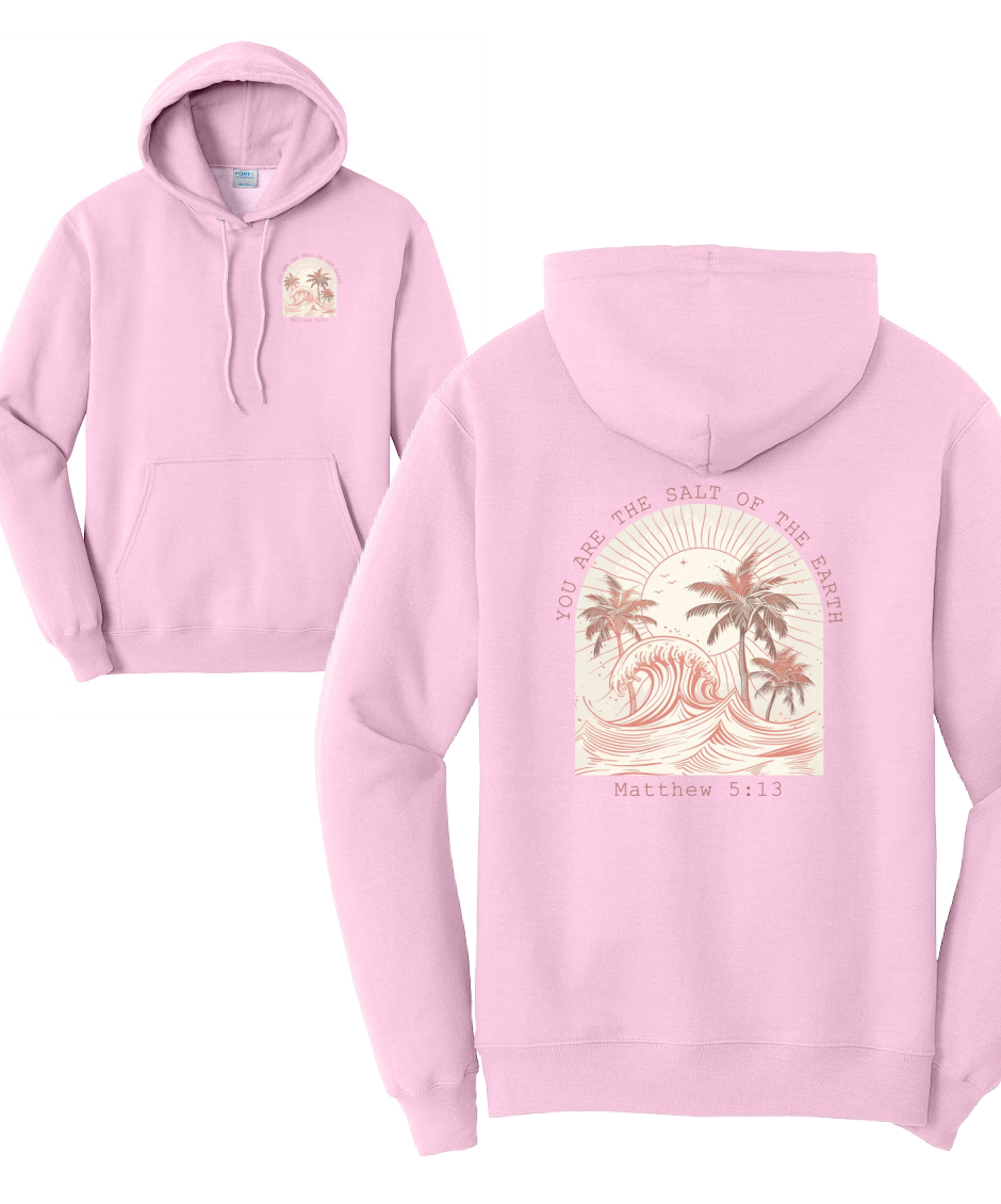 SALT OF THE EARTH - Port & Co™ Core Fleece Pullover HOODED Sweatshirt