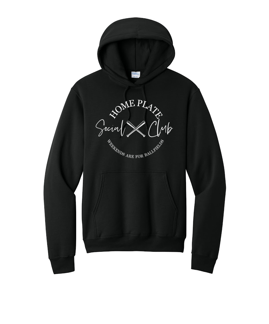 SIDELINE CLUB- Port & Co™ Core Fleece Pullover HOODED Sweatshirt