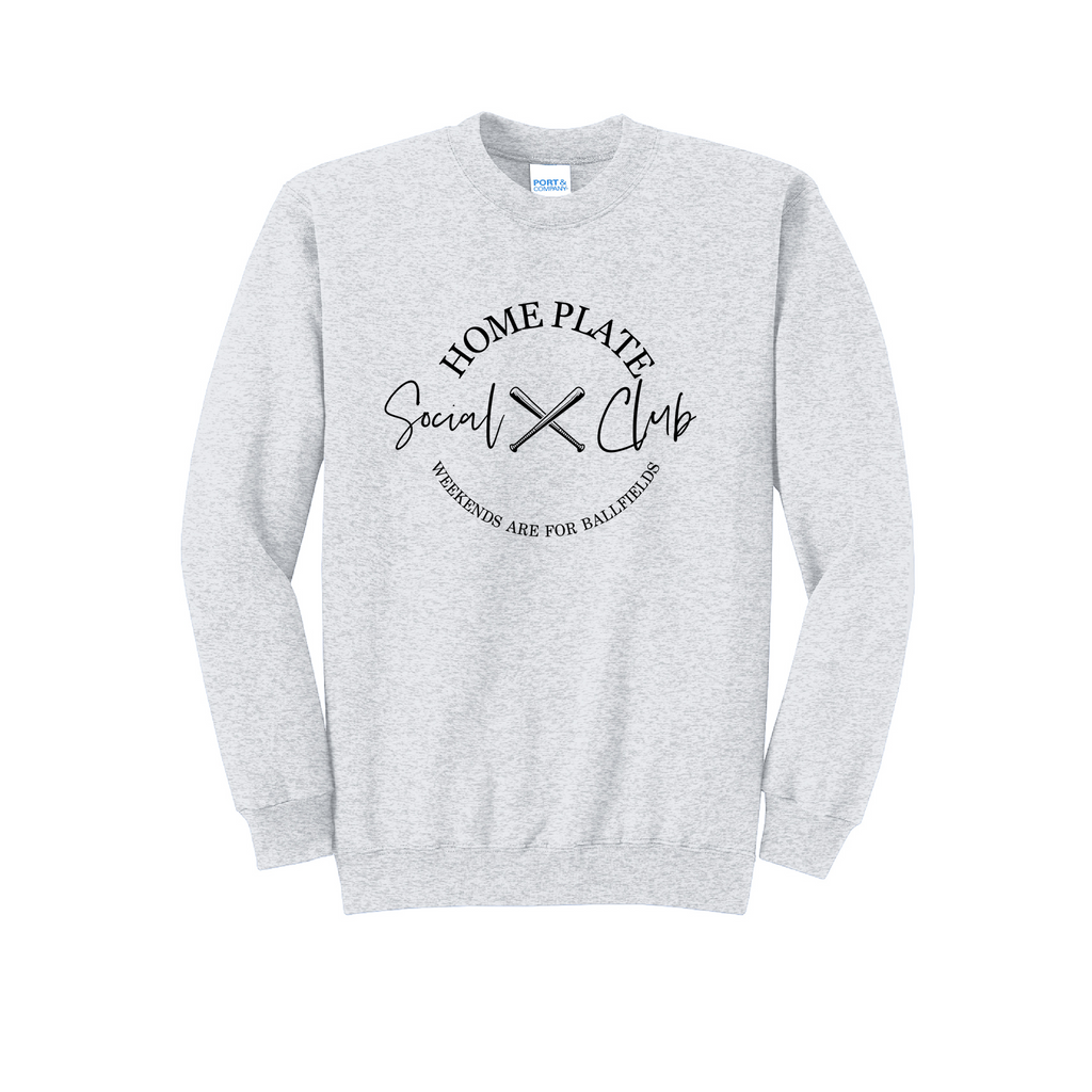 SIDELINE CLUB - Port & Co™ Core Fleece Pullover CREW NECK Sweatshirt