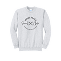 SIDELINE CLUB - Port & Co™ Core Fleece Pullover CREW NECK Sweatshirt