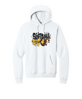 SOFTBALL RETRO- Port & Co™ Core Fleece Pullover HOODED Sweatshirt