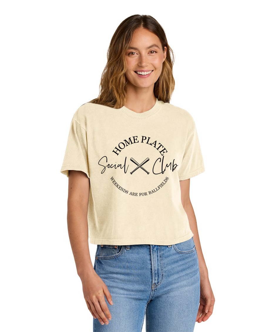 SIDELINE CLUB -Comfort Colors® Women’s Heavyweight Boxy Tee