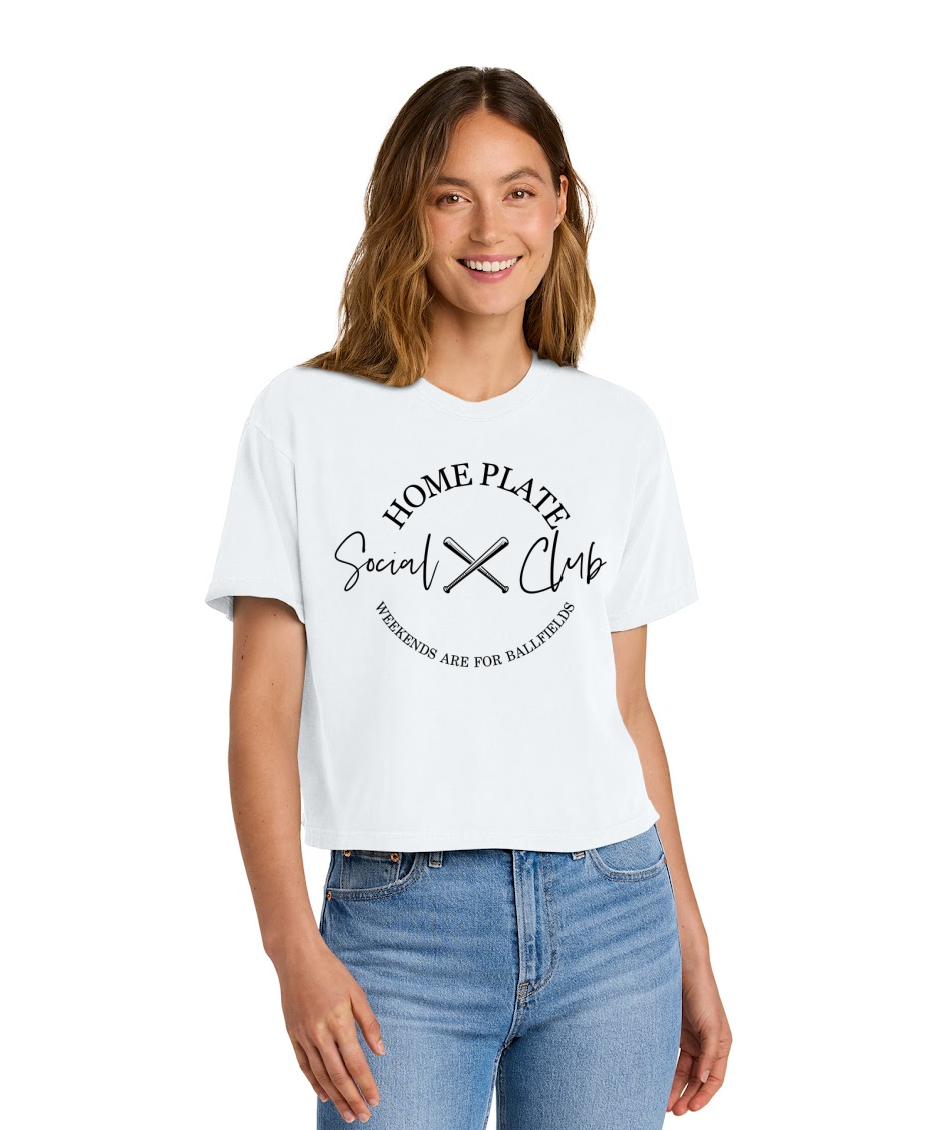 SIDELINE CLUB -Comfort Colors® Women’s Heavyweight Boxy Tee