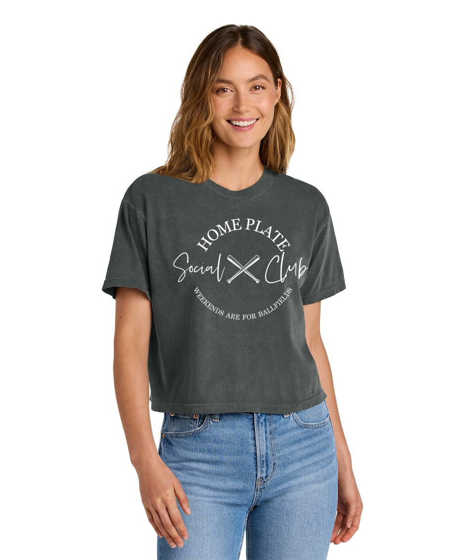 SIDELINE CLUB -Comfort Colors® Women’s Heavyweight Boxy Tee