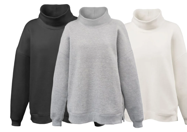 5483 OVERSIZE MOCKNECK OVERSIZE FIT