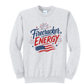 FIRECRACKER- Port & Co™ Core Fleece Pullover CREW Sweatshirt