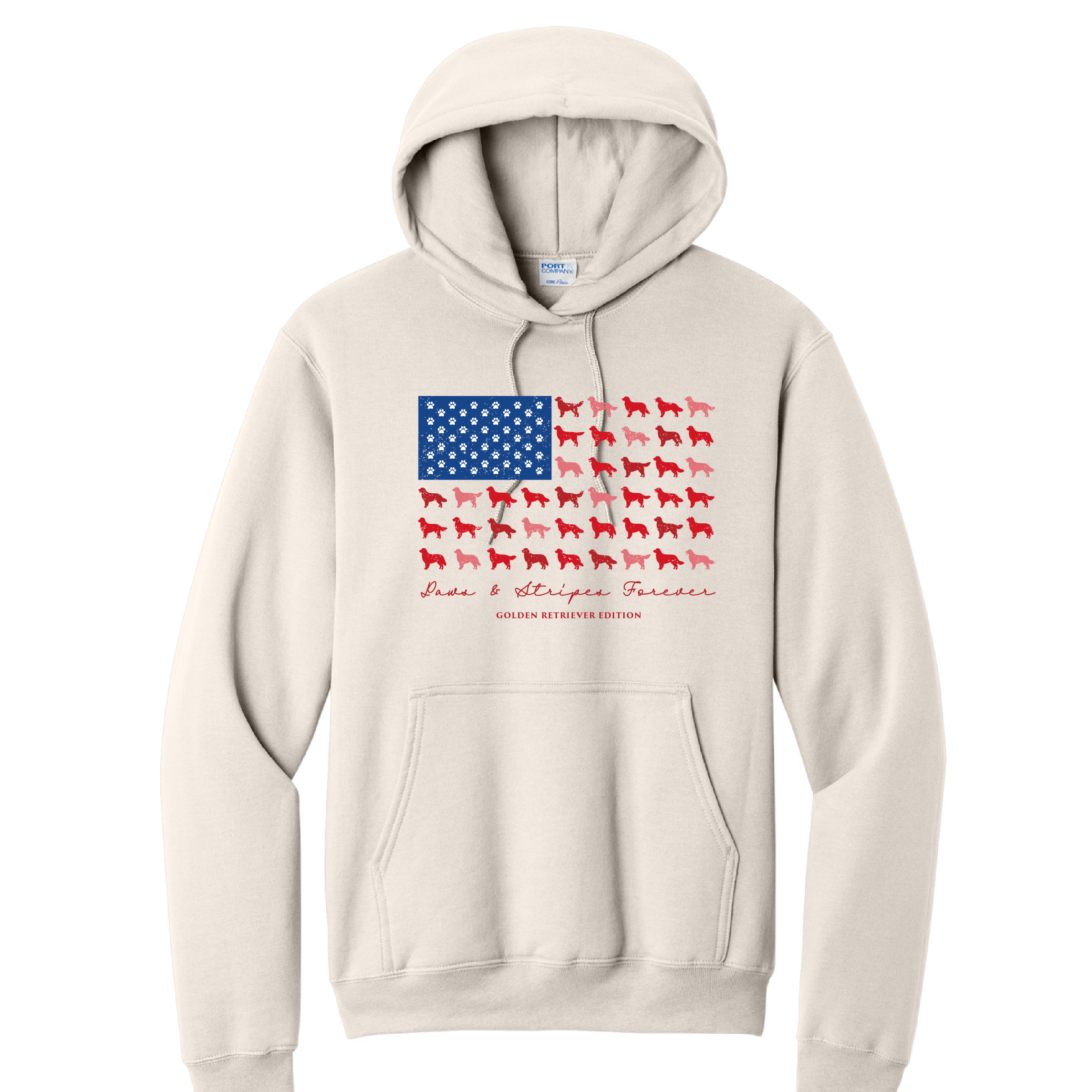 GOLDEN- Port & Co™ Core Fleece Pullover HOODED Sweatshirt (Copy)