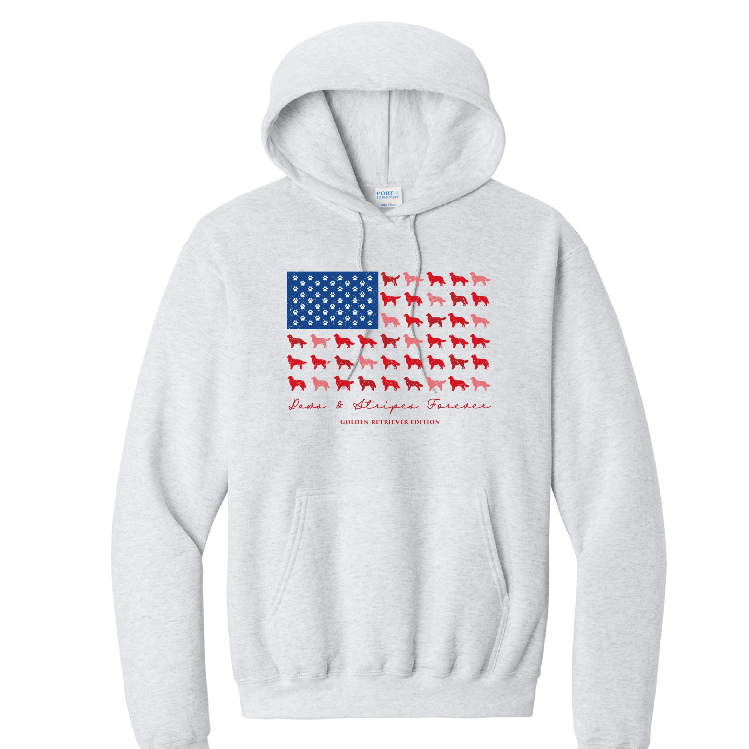 GOLDEN- Port & Co™ Core Fleece Pullover HOODED Sweatshirt (Copy)