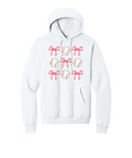 BASEBALLS AND BOWS - Port & Co™ Core Fleece Pullover HOODED Sweatshirt