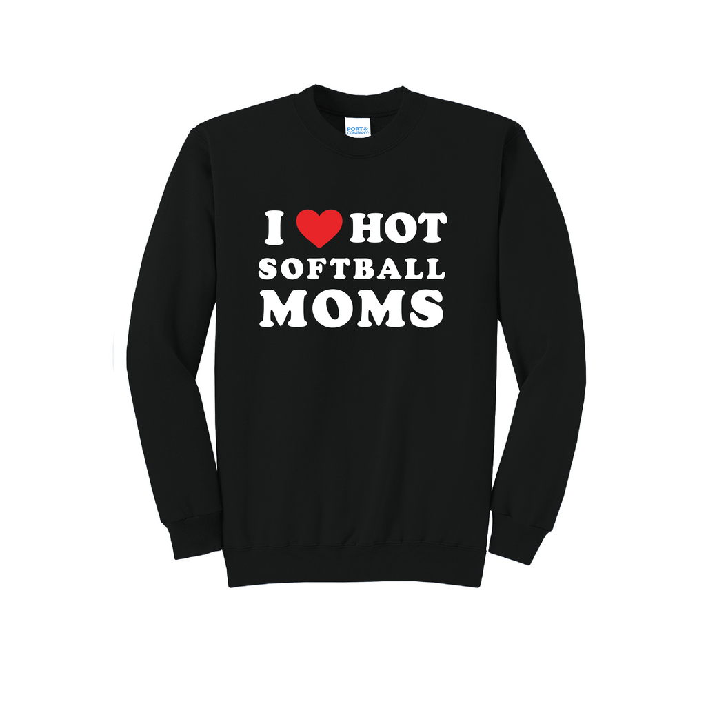 HOT MOMS - Port & Co™ Core Fleece Pullover CREW NECK Sweatshirt