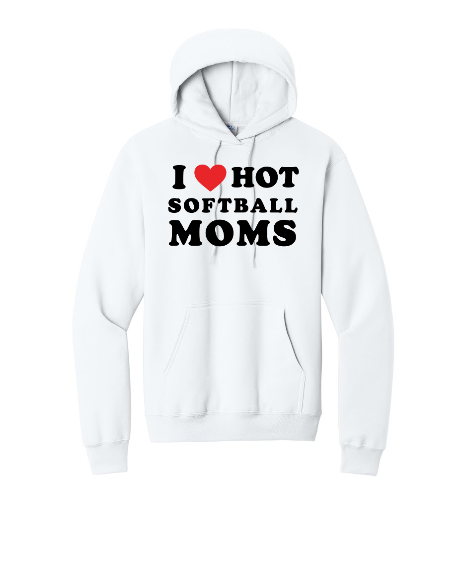 HOT MOMS - Port & Co™ Core Fleece Pullover HOODED Sweatshirt