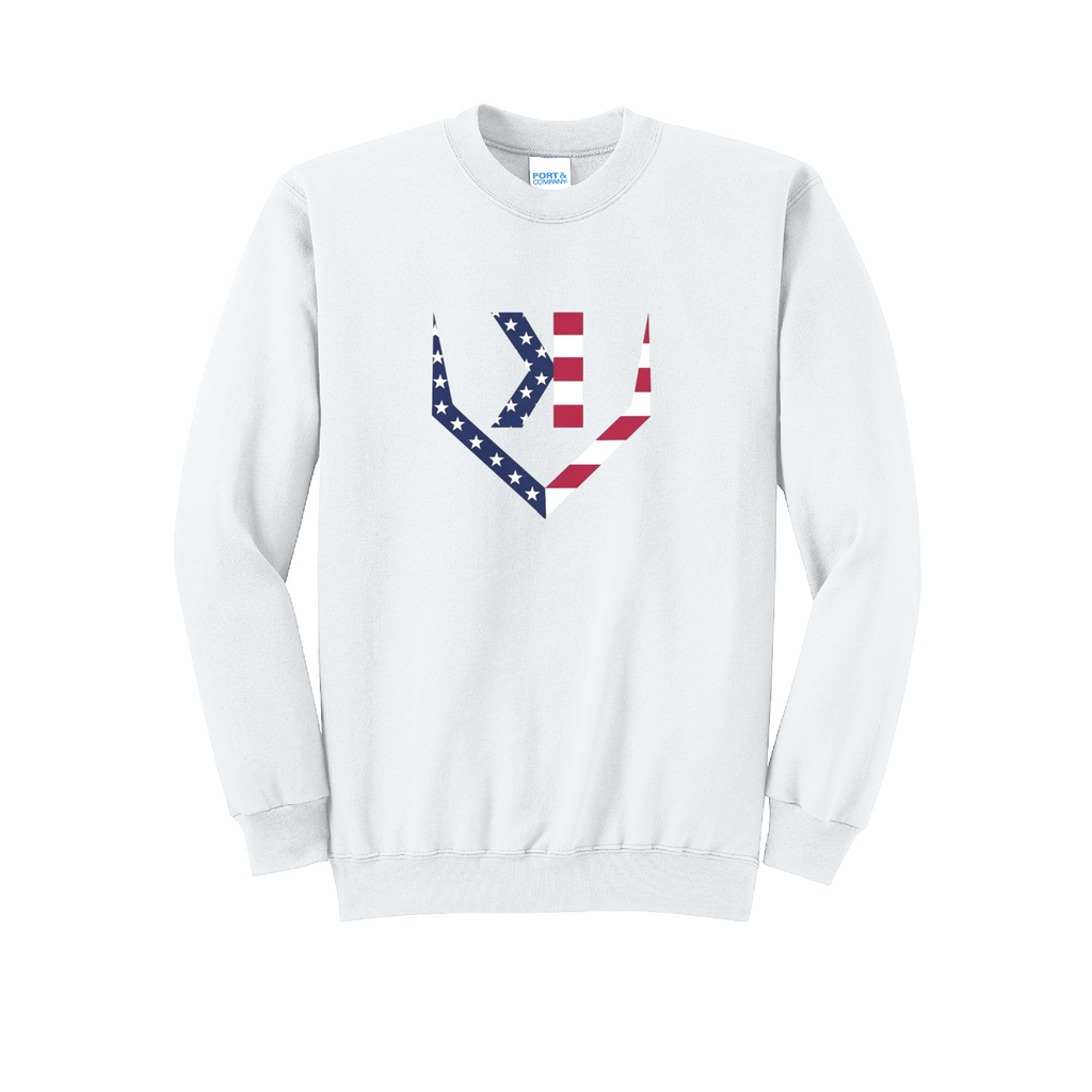 STRIKEOUT - Port & Co™ Core Fleece Pullover CREW NECK Sweatshirt