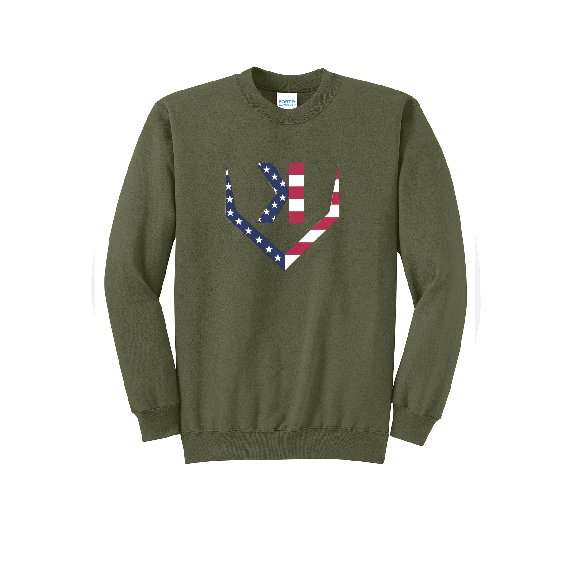 STRIKEOUT - Port & Co™ Core Fleece Pullover CREW NECK Sweatshirt