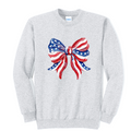 BOW FLAG - Port & Co™ Core Fleece Pullover CREW Sweatshirt