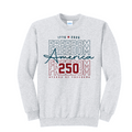 FREEDOM STACKED- Port & Co™ Core Fleece Pullover CREW Sweatshirt (Copy)