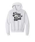 Play Ball - Port & Co™ Core Fleece Pullover HOODED Sweatshirt