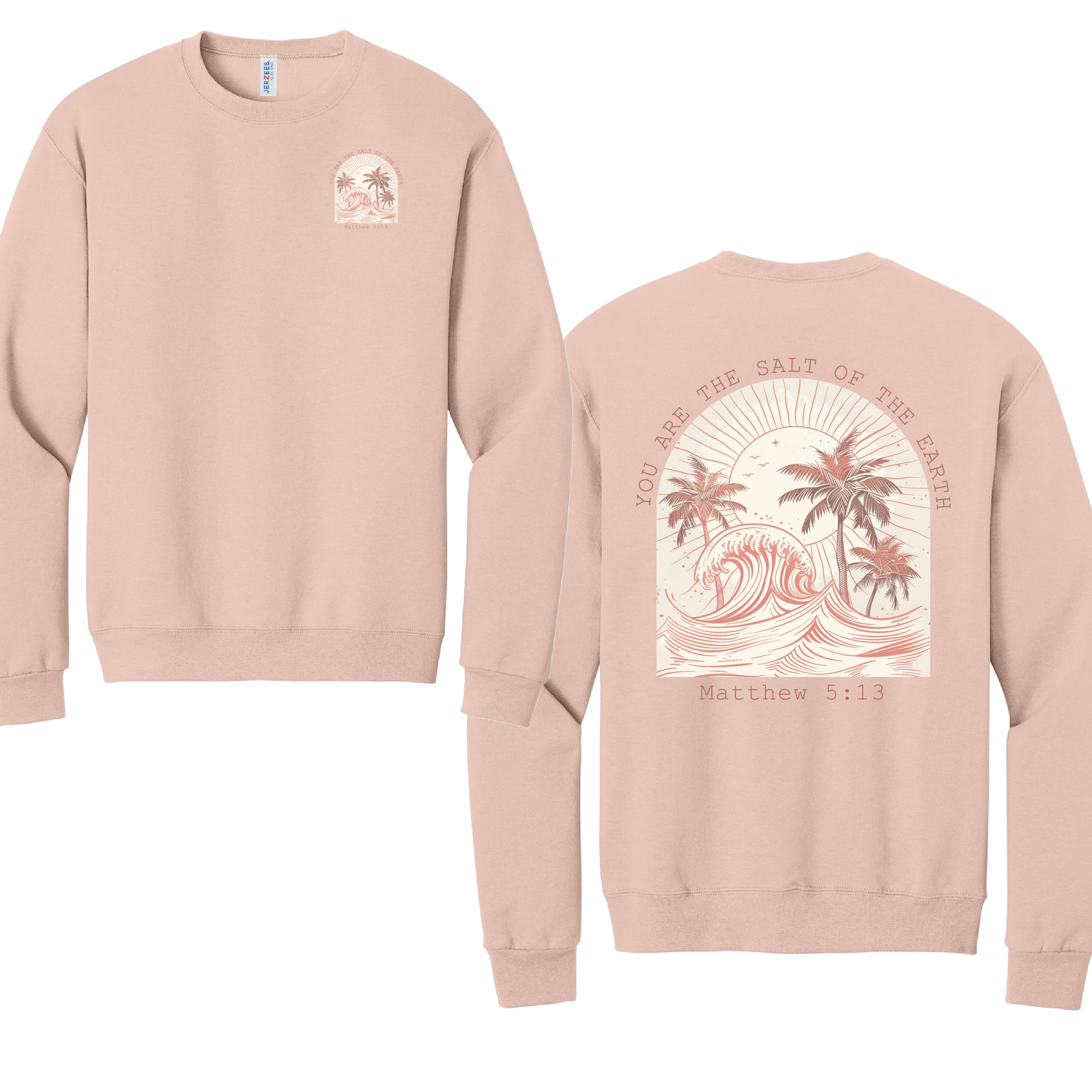 SALT OF THE EARTH - Port & Co™ Core Fleece Pullover Crew Neck Sweatshirt