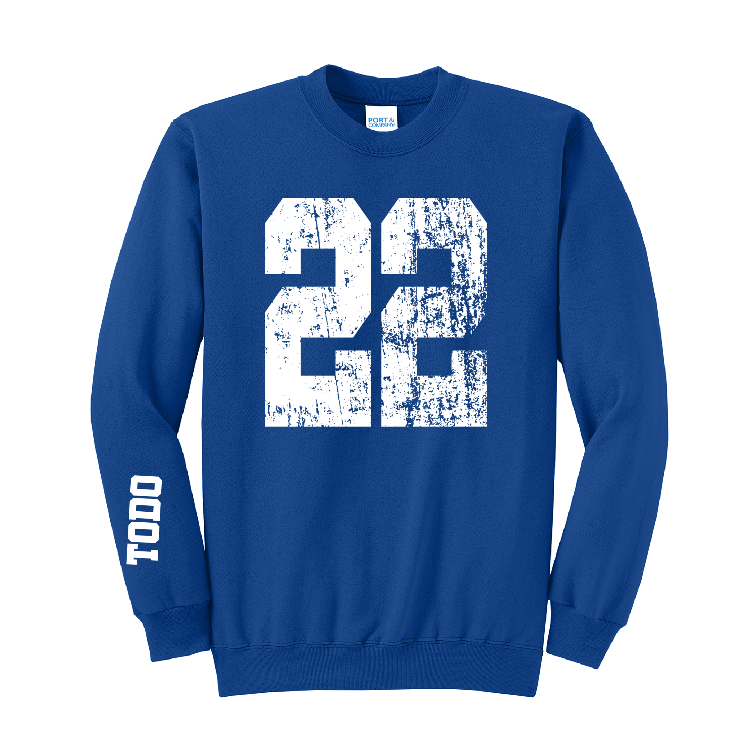LARGE NUMBERS Fleece Pullover CREW NECK Sweatshirt