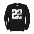 LARGE NUMBERS Fleece Pullover CREW NECK Sweatshirt