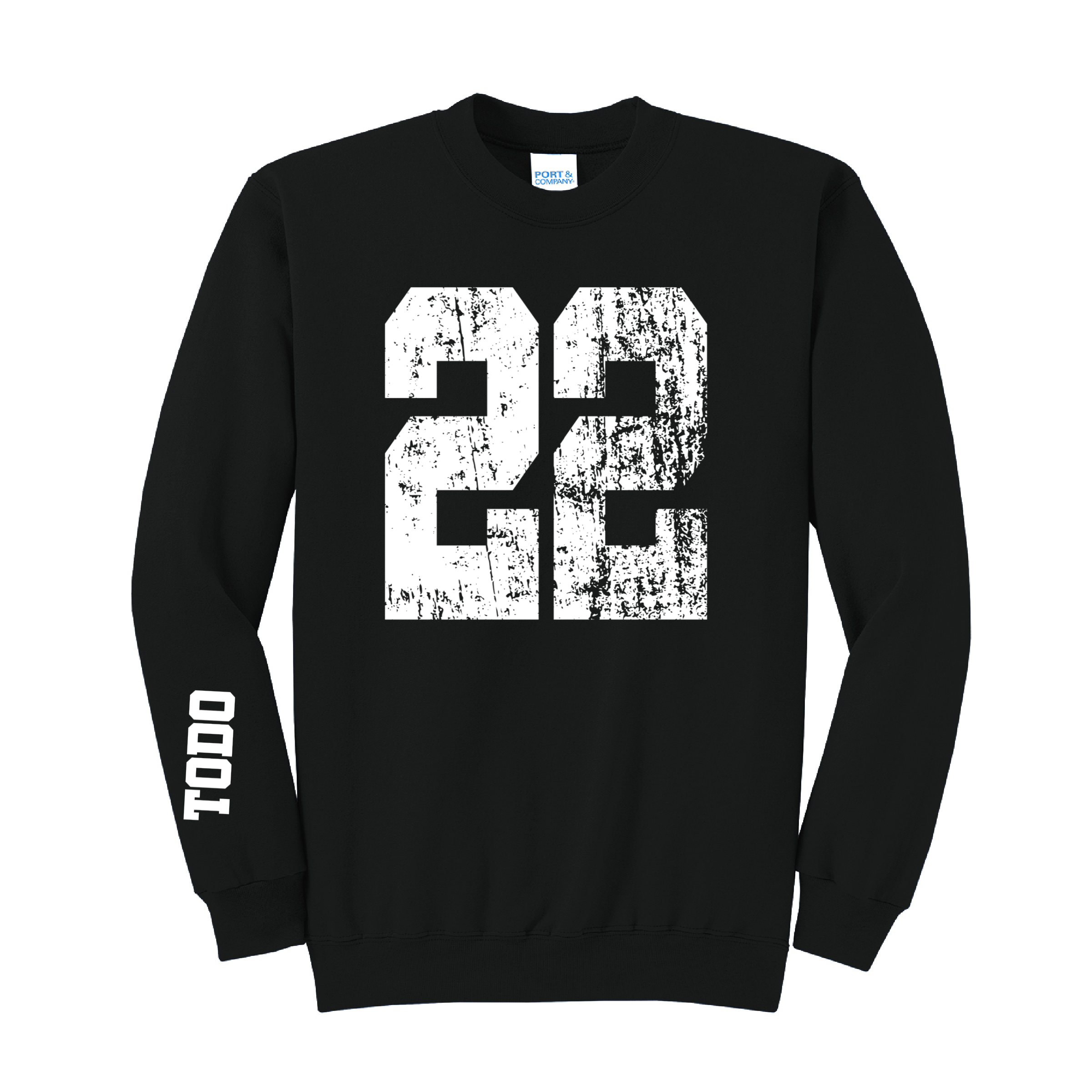 LARGE NUMBERS Fleece Pullover CREW NECK Sweatshirt