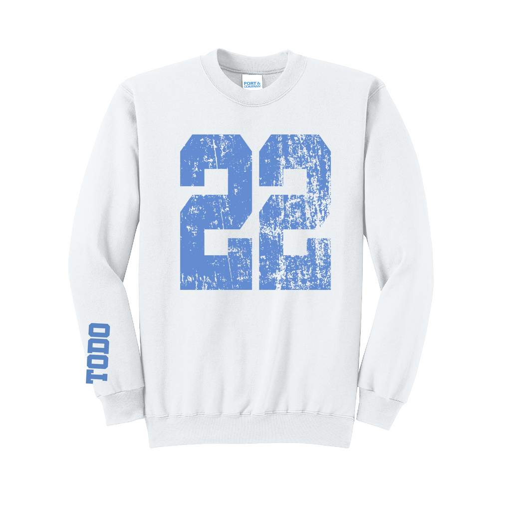 LARGE NUMBERS Fleece Pullover CREW NECK Sweatshirt