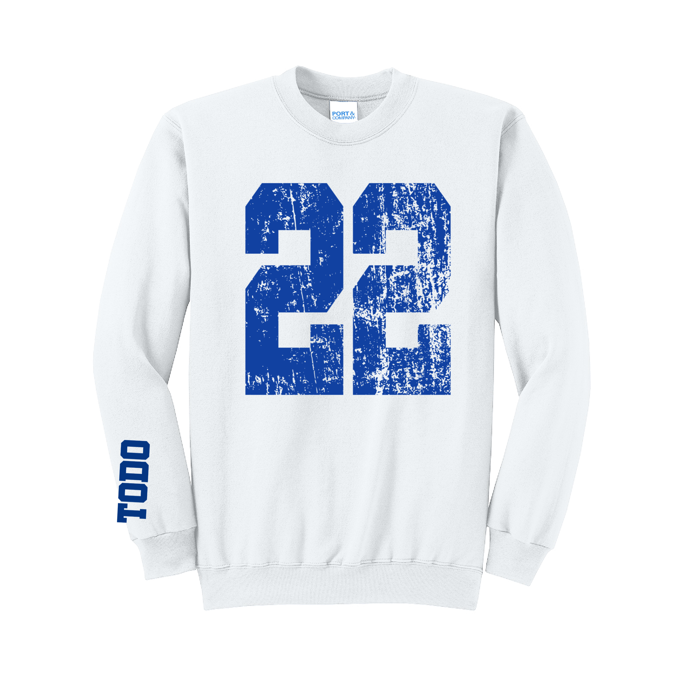 LARGE NUMBERS Fleece Pullover CREW NECK Sweatshirt