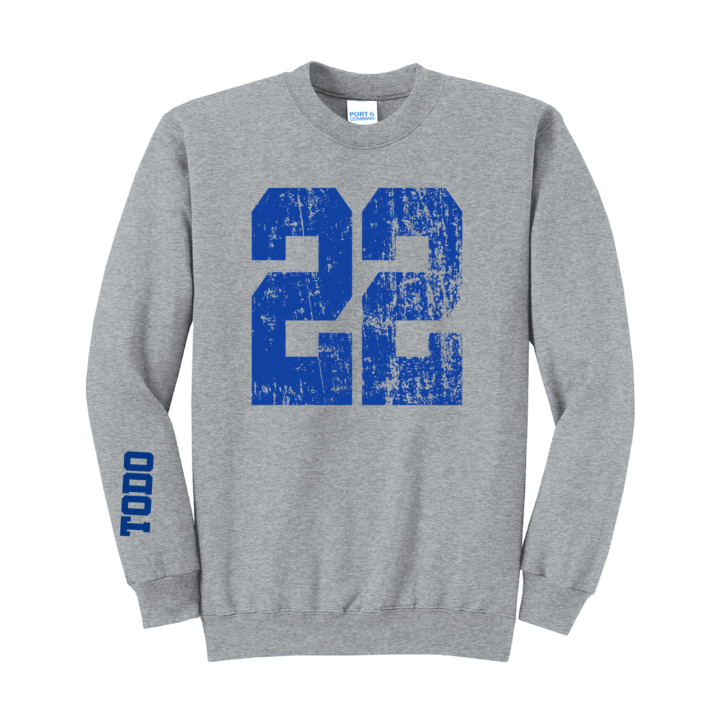 LARGE NUMBERS Fleece Pullover CREW NECK Sweatshirt