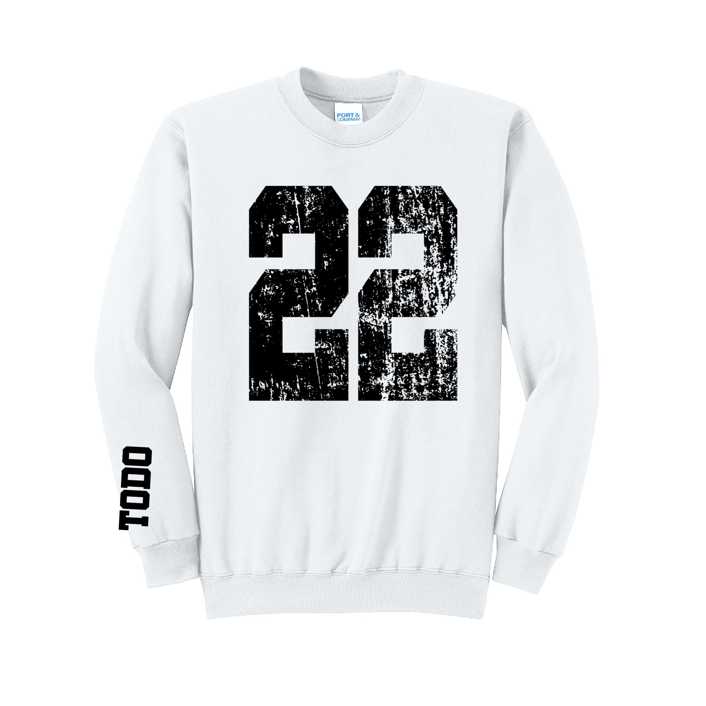LARGE NUMBERS Fleece Pullover CREW NECK Sweatshirt