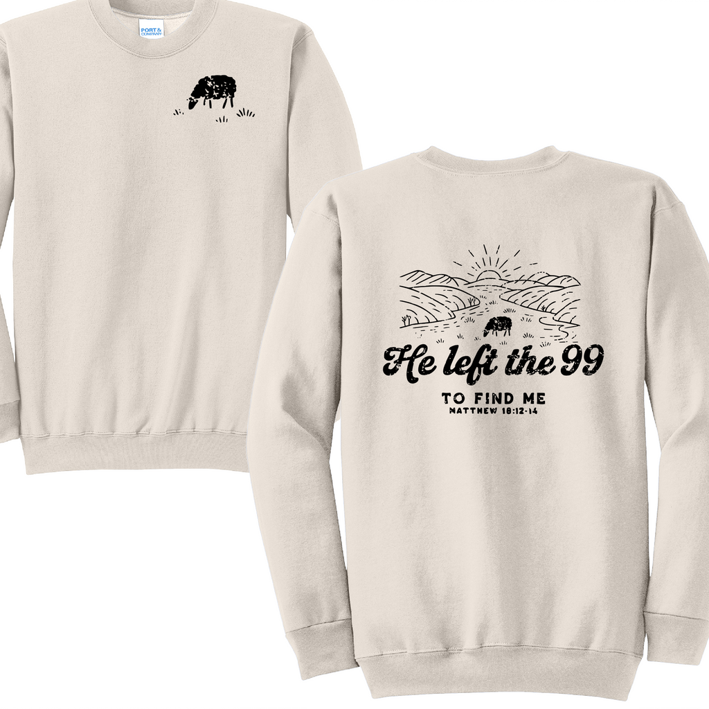 SHEEP - Port & Co™ Core Fleece Pullover Crew Neck Sweatshirt